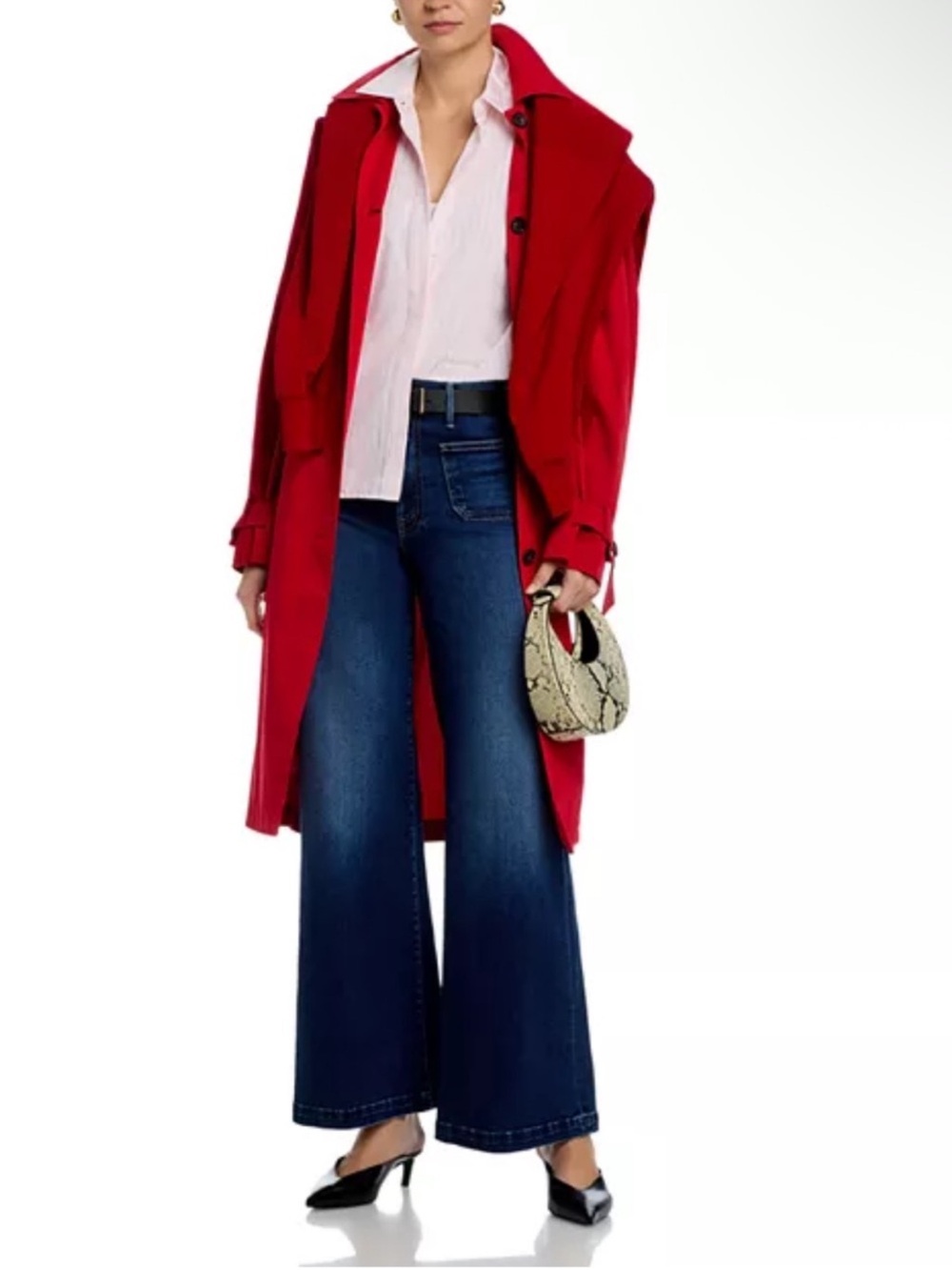 NWT MOTHER Hustler Roller Patch-Pocket Jeans